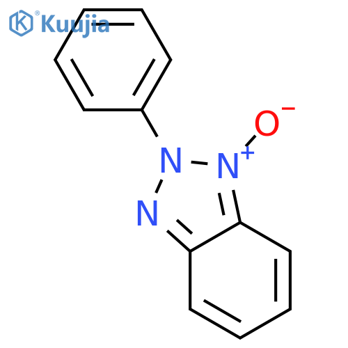 2H-BENZOTRIAZOLE, 2-PHENYL-, 1-OXIDE structure