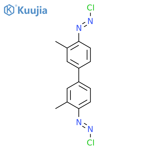 (E,E)-1,1'-(3,3'-Dimethyl[1,1'-biphenyl]-4,4'-diyl)bis(chlorodiazene) structure
