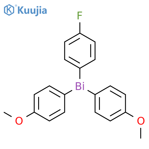 BISMUTHINE, (4-FLUOROPHENYL)BIS(4-METHOXYPHENYL)- structure