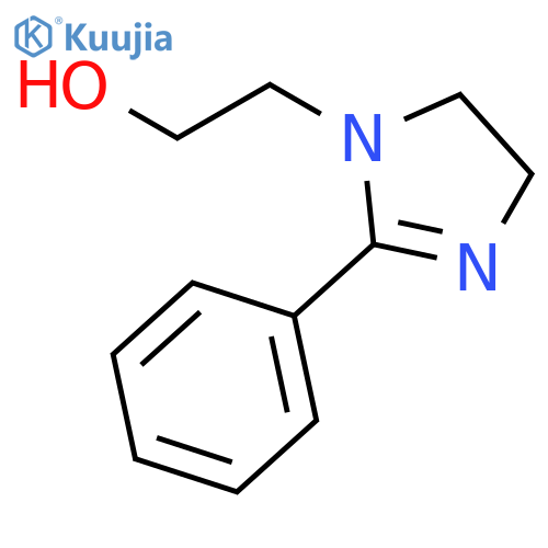 1H-Imidazole-1-ethanol, 4,5-dihydro-2-phenyl- structure