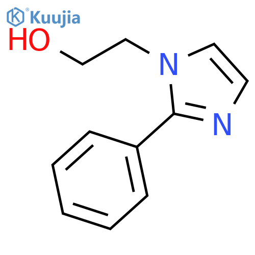 2-(2-Phenyl-1H-imidazol-1-yl)ethanol structure