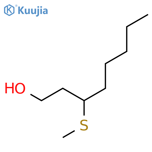 1-Octanol, 3-(methylthio)- structure