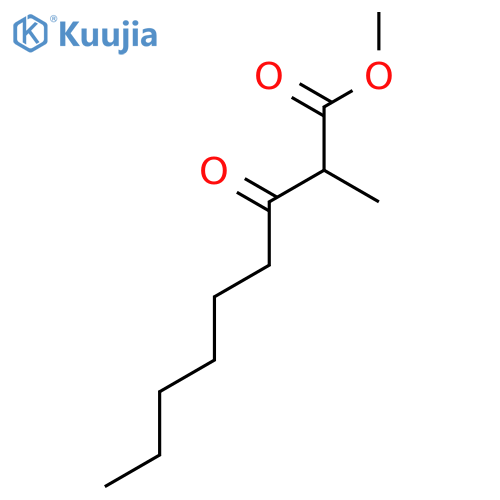 Nonanoic acid, 2-methyl-3-oxo-, methyl ester structure