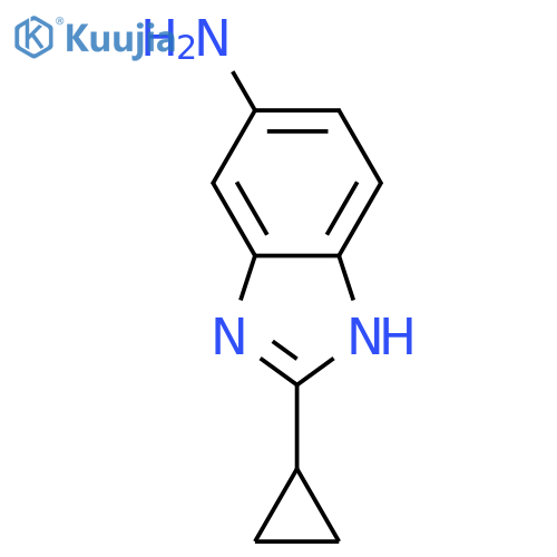 2-cyclopropyl-1h-benzimidazol-5-amine structure