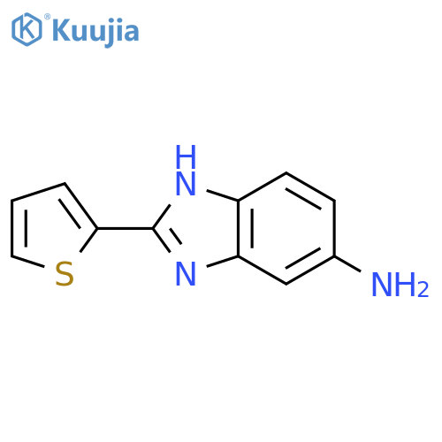 2-Thiophen-2-yl-1H-benzoimidazol-5-ylamine structure