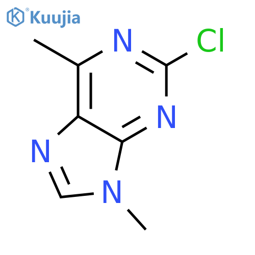 2-chloro-6,9-dimethyl-9H-Purine structure