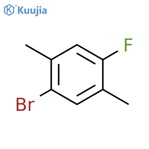 1-Bromo-4-fluoro-2,5-dimethylbenzene structure