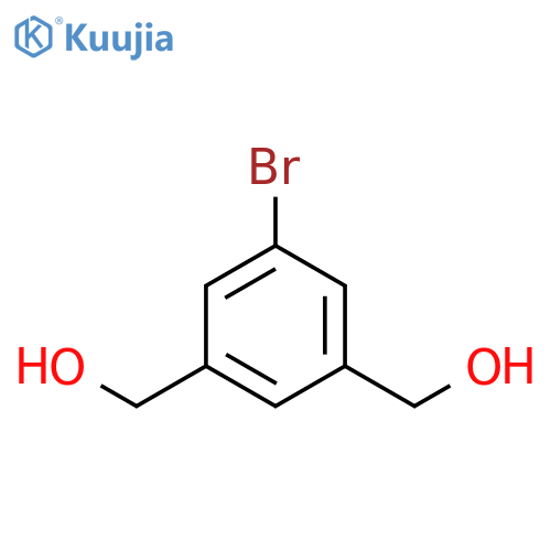 (5-Bromo-1,3-phenylene)dimethanol structure