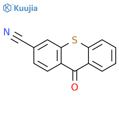 9H-Thioxanthene-3-carbonitrile,9-oxo- structure