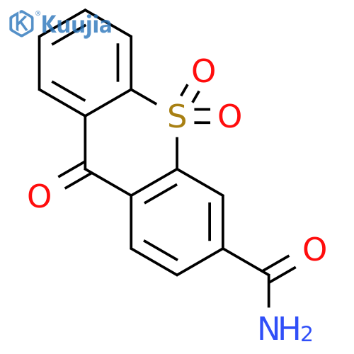 9,10,10-trioxo-9H-10lambda6-thioxanthene-3-carboxamide structure