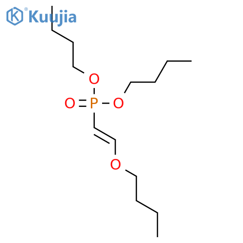 PHOSPHONIC ACID, (2-BUTOXYETHENYL)-, DIBUTYL ESTER structure