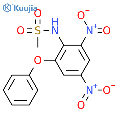 4',6'-Dinitro-2'-phenoxymethanesulfonanilide structure