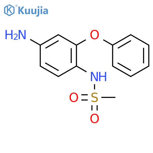 N-(4-Amino-2-phenoxyphenyl)methanesulfonamide structure