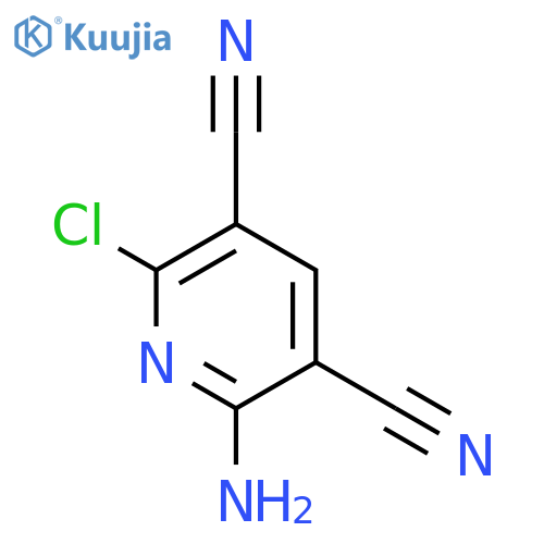 2-Amino-6-chloropyridine-3,5-dicarbonitrile structure
