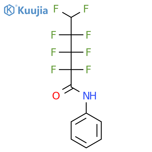 PENTANAMIDE, 2,2,3,3,4,4,5,5-OCTAFLUORO-N-PHENYL- structure