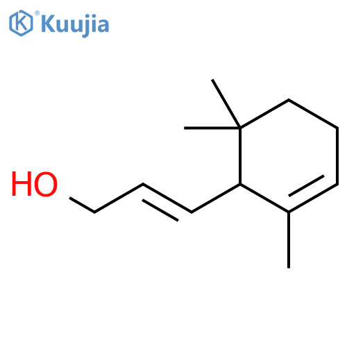2-Propen-1-ol, 3-(2,6,6-trimethyl-2-cyclohexen-1-yl)-, (E)- structure