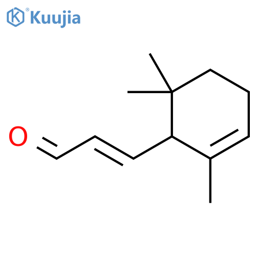 2-PROPENAL, 3-(2,6,6-TRIMETHYL-2-CYCLOHEXEN-1-YL)-, (E)- structure