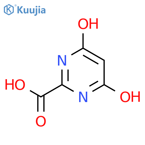 4,6-dihydroxypyrimidine-2-carboxylic Acid structure