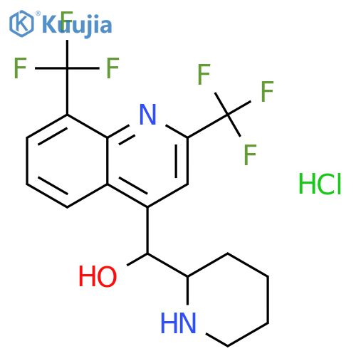 Mefloquine hydrochloride structure
