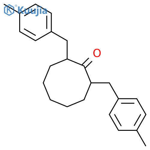 2,8-bis(4-methylbenzyl)cyclooctanone structure