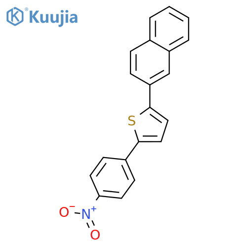Thiophene, 2-(2-naphthalenyl)-5-(4-nitrophenyl)- structure