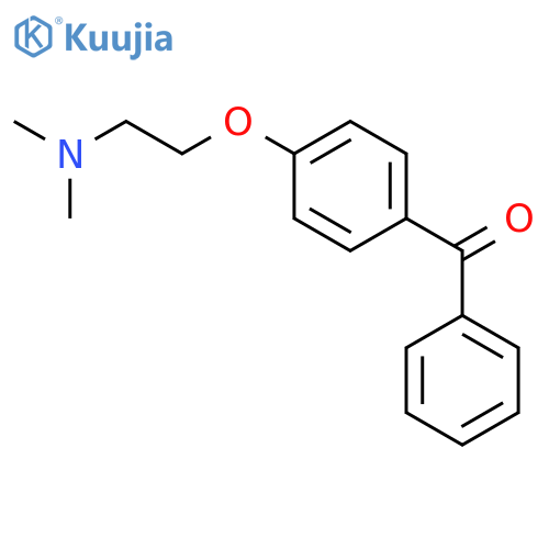4-(Dimethylaminoethoxy)benzophenone structure
