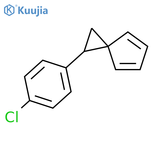 Spiro[2.4]hepta-4,6-diene, 1-(4-chlorophenyl)- structure
