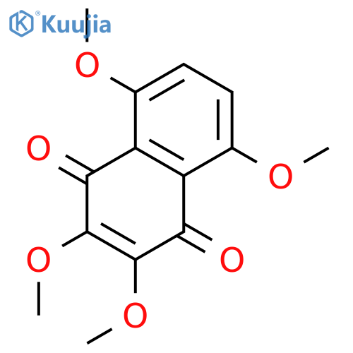 1,4-Naphthalenedione, 2,3,5,8-tetramethoxy- structure