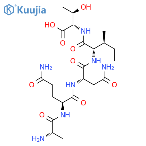 L-Threonine, L-alanyl-L-glutaminyl-L-asparaginyl-L-isoleucyl- structure