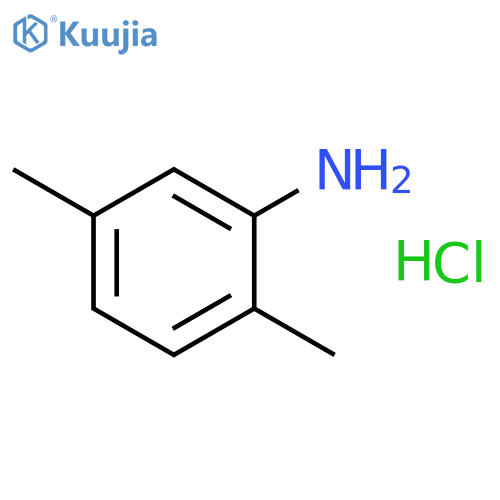 Benzenamine,2,5-dimethyl-, hydrochloride (1:1) structure