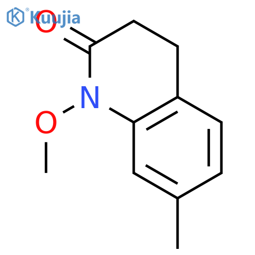 2(1H)-QUINOLINONE, 3,4-DIHYDRO-1-METHOXY-7-METHYL- structure