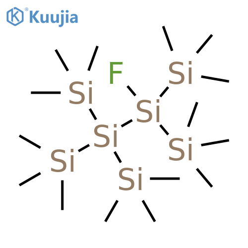 Tetrasilane, 2-fluoro-1,1,1,4,4,4-hexamethyl-2,3,3-tris(trimethylsilyl)- structure