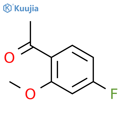 1-(4-fluoro-2-methoxyphenyl)ethan-1-one structure