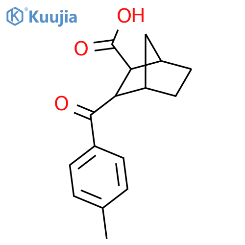 Exo-3-(4-methylbenzoyl)-bicyclo(2.2.1)heptane-endo-2-carboxylic Acid structure