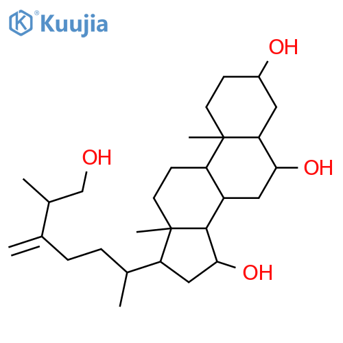 Ergost-24(28)-ene-3,6,15,26-tetrol; (3β,5α,6β,15α,25S)-form structure