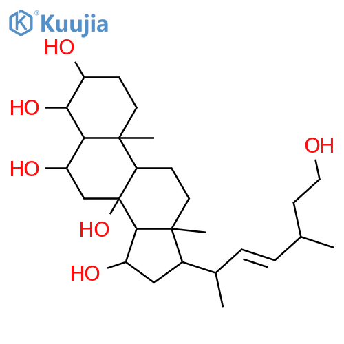 27-Norergost-22-ene-3,4,6,8,15,26-hexol; (3β,4ξ,5α,6α,8β,15β,22E,24ξ)-form structure