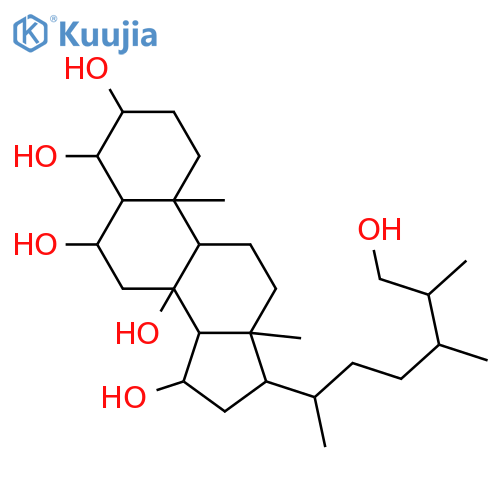 Ergostane-3,4,6,8,15,26-hexol; (3β,4β,5α,6α,8β,15β,24R,25S)-form structure