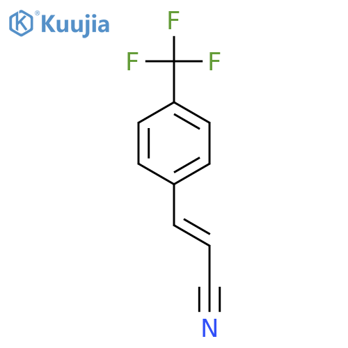 (2E)-3-4-(trifluoromethyl)phenylprop-2-enenitrile structure