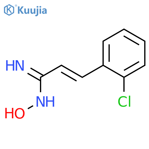 2-PROPENIMIDAMIDE, 3-(2-CHLOROPHENYL)-N-HYDROXY-, (E)- structure