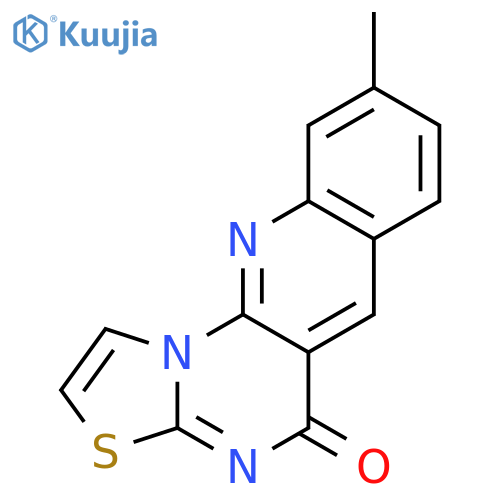 5H-Thiazolo[2',3':2,3]pyrimido[4,5-b]quinolin-5-one, 9-methyl- structure