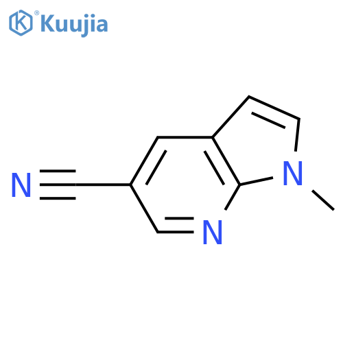 1H-Pyrrolo[2,3-b]pyridine-5-carbonitrile, 1-methyl- structure