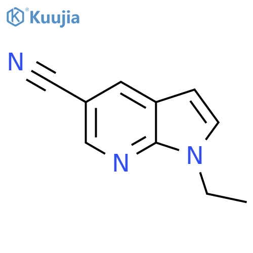 1-ethyl-1H-Pyrrolo[2,3-b]pyridine-5-carbonitrile structure