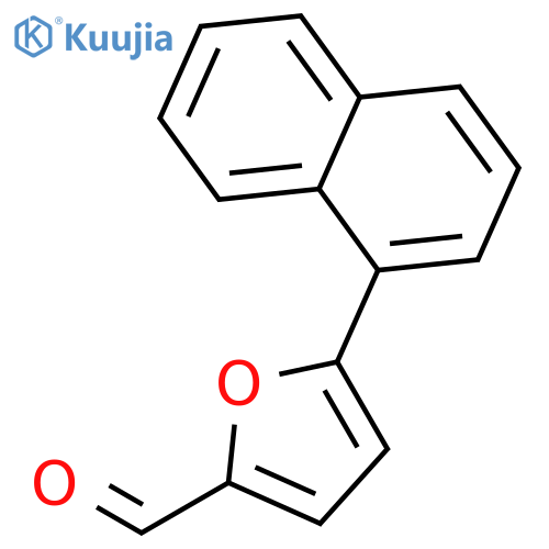 5-(1-naphthyl)-2-furaldehyde structure