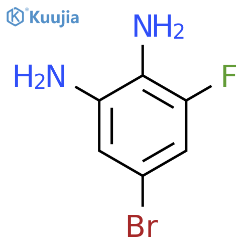 5-Bromo-3-fluorobenzene-1,2-diamine structure