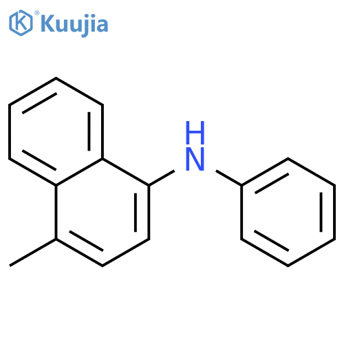 4-Methyl-N-phenylnaphthalen-1-amine structure