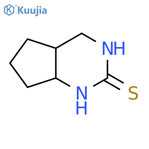 2H-Cyclopentapyrimidine-2-thione,octahydro- structure
