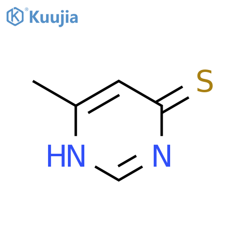 6-Methylpyrimidine-4-thiol structure