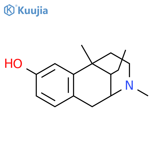 11-ethyl-3,6-dimethyl-1,2,3,4,5,6-hexahydro-2,6-methano-3-benzazocin-8-ol structure
