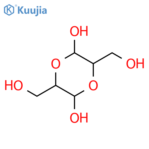 1,4-Dioxane-2,5-dimethanol,3,6-dihydroxy-, (2R,3S,5S,6R)-rel- structure