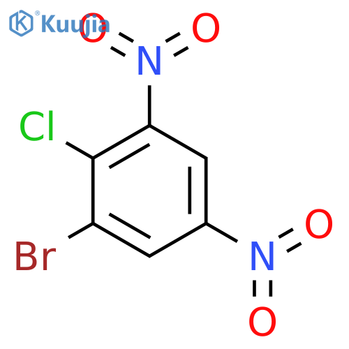 1-Bromo-2-chloro-3,5-dinitrobenzene structure